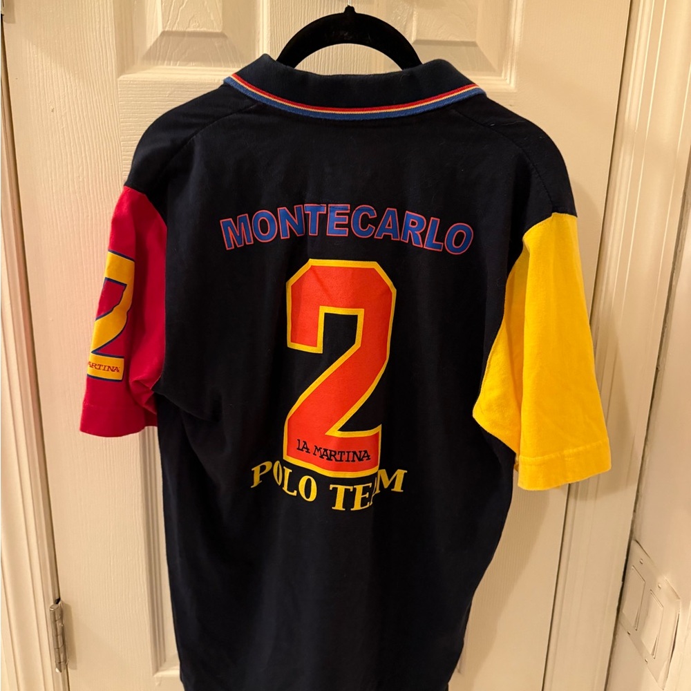 La Martina - Monte Carlo Polo Team Men's Shirt - Rare - Picture 5 of 6